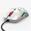 hollow lightweight gaming mouse white frosted