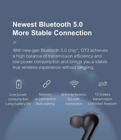 GT3 True Wireless Bluetooth In-ear Sports Headphones