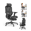 high-back office chairs black